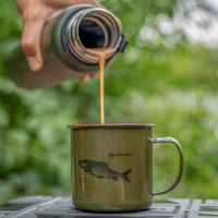 Korum Classic Enamel Barbel Mug